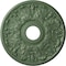 Ekena Millwork Apollo Ceiling Medallion (Canopies up to 5 5/8"), 16 1/2"OD x 3 5/8"ID x 1 1/8"P, Athenian Green CM16APAGF - alternate 1
